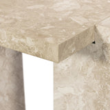Featuring Romano Lunar Marble End Table by Four Hands at Amethyst Home. Overall Dimensions: 24.00"w x 20.00"d x 20.00"hWeight : 110.89 lbsMaterials: Solid Marble. Amethyst Home provides interior design, new home construction design consulting, vintage area rugs, and lighting in the Calabasas metro area.
