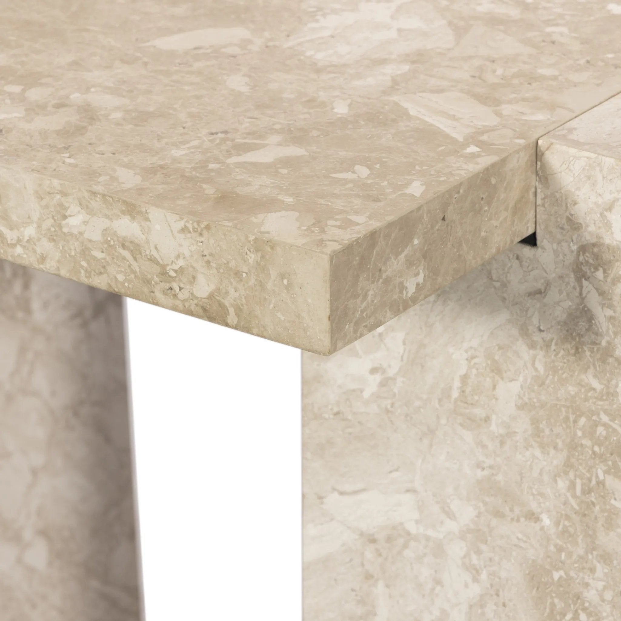 Featuring Romano Lunar Marble End Table by Four Hands at Amethyst Home. Overall Dimensions: 24.00"w x 20.00"d x 20.00"hWeight : 110.89 lbsMaterials: Solid Marble. Amethyst Home provides interior design, new home construction design consulting, vintage area rugs, and lighting in the Calabasas metro area.