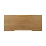 Amber-finished oak crafts shapes a clean silhouette, accented with iron hardware wrapped in black top-grain leather. Vary-sized drawers offer plenty of storage, while outset legs bring a design-forward touch Amethyst Home provides interior design, new home construction design consulting, vintage area rugs, and lighting in the San Diego metro area.