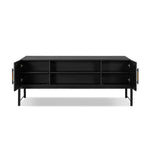 Featuring Rosedale Ebony Oak Veneer Executive Desk by Four Hands at Amethyst Home. Accented with iron hardware wrapped in tan top-grain leather, dark-finished oak crafts shapes a clean silhouette. Vary-sized drawers offer plenty of storage, while outset legs bring a design-forward touch.Overall Dimensions: 72.75"w x 30.00"d x 30.00"hWeight : 202.82 lbsMaterial. Amethyst Home provides interior design, new home construction design consulting, vintage area rugs, and lighting in the Boston metro area.