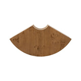 A coffee table that moves with you. Made from oak burl veneer with beautiful movement, this three-piece design pulls apart to create different looks and configurations based on your needs. Pushed together, individual pieces shape a circle; create a wave shape touching just the end pieces together — or, style all three apart. Amethyst Home provides interior design, new home construction design consulting, vintage area rugs, and lighting in the Salt Lake City metro area.