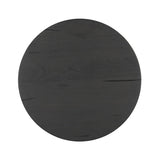 Inspired by décor in the majestic palaces of Jaipur, a conversation-starting end table is made from mixed reclaimed woods, with a rounded top and base with vertical reeding Amethyst Home provides interior design, new home construction design consulting, vintage area rugs, and lighting in the Newport Beach metro area.