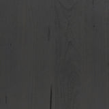 Inspired by décor in the majestic palaces of Jaipur, a conversation-starting end table is made from mixed reclaimed woods, with a rounded top and base with vertical reeding Amethyst Home provides interior design, new home construction design consulting, vintage area rugs, and lighting in the Salt Lake City metro area.