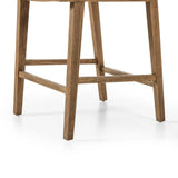 Featuring Sage Savile Flax Bar + Counter Stool by Four Hands at Amethyst Home. Mixed materials make the chair. Solid natural beech wood features a natural cane back for extra texture, while a butterscotch-finished faux leather seat serves total comfort.BarOverall Dimensions: 20.50"w x 23.00"d x 42.50"hWeight: 22.05 lbsCounterOverall Dimensions: 20.50"w. Amethyst Home provides interior design, new home construction design consulting, vintage area rugs, and lighting in the Salt Lake City metro area.