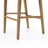 Featuring Sage Savile Flax Bar + Counter Stool by Four Hands at Amethyst Home. Mixed materials make the chair. Solid natural beech wood features a natural cane back for extra texture, while a butterscotch-finished faux leather seat serves total comfort.BarOverall Dimensions: 20.50"w x 23.00"d x 42.50"hWeight: 22.05 lbsCounterOverall Dimensions: 20.50"w x 23. Amethyst Home provides interior design, new home construction design consulting, vintage area rugs, and lighting in the San Diego metro area.