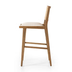 Featuring Sage Savile Flax Bar + Counter Stool by Four Hands at Amethyst Home. Mixed materials make the chair. Solid natural beech wood features a natural cane back for extra texture, while a butterscotch-finished faux leather seat serves total comfort.BarOverall Dimensions: 20.50"w x 23.00"d x 42.50"hWeight: 22.05 lbsCounterOverall Dimensions: 20.50"w x 2. Amethyst Home provides interior design, new home construction design consulting, vintage area rugs, and lighting in the Washington metro area.