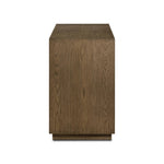 Influenced by contemporary design, this dresser’s simple frame showcases thick brown oak veneer with a tiled oyster cut pattern on the insert panels. Store your favorite clothing in four drawers with minimalist metal pulls.As fans of clean aesthetics at Amethyst, we love the nature inspired Salta 4 Drawer Dresser - Brown Oak Thin Oyster. Amethyst Home provides interior design, new home construction design consulting, vintage area rugs, and lighting in the Omaha metro area.