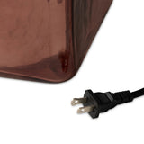 Find the perfect warm glow for reading or working with this cast glass cube table lamp and linen shade.As lovers of modern materials at Amethyst, we love the optimistic inspired Saylor Table Lamp. This item pairs well with other brands such as Surya and is perfect for wabi sabi homes Amethyst Home provides interior design, new home construction design consulting, vintage area rugs, and lighting in the Charlotte metro area.