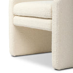 A traditional wool-blend fabric in cream covers this versatile ottoman for an easy fit in any room.As fans of organic modern aesthetics at Amethyst, we love the designer inspired Serena Ottoman - Durham Cream. This item pairs well with other brands such as Ethnicraft and is perfect for modern homes Amethyst Home provides interior design, new home construction design consulting, vintage area rugs, and lighting in the Des Moines metro area.