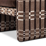 A playful vintage-inspired fabric covers this ottoman, adding a subtle flair to any room.As fans of wabi sabi materials at Amethyst, we love the optimistic inspired Serena Ottoman - Sandhill Cocoa. This item pairs well with other brands such as Visual Comfort and is perfect for eclectic homes Amethyst Home provides interior design, new home construction design consulting, vintage area rugs, and lighting in the Newport Beach metro area.