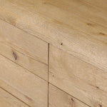 Blending modern design with classic features, this dresser is at once soft and bold. Set low to the ground on rounded feet, the dresser has prominent rounded corners that emphasize its smooth finish. Crafted from solid warm oak and veneers with push-latch hardware for a clean front Amethyst Home provides interior design, new home construction design consulting, vintage area rugs, and lighting in the Winter Garden metro area.