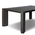 A Parsons-style outdoor dining table is defined by heavy proportions and angled, over-scaled legs. Crafted from bronze finished metal for a material statement. Cover or store indoors during inclement weather and when not in use.As lovers of wabi sabi materials at Amethyst, we love the nature inspired Soho Outdoor Metal Dining Table 86". Amethyst Home provides interior design, new home construction design consulting, vintage area rugs, and lighting in the Calabasas metro area.