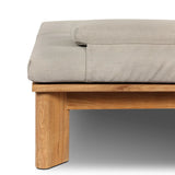 Grade A teak is fine sanded into a soft, unfinished outdoor chaise that highlights the wood's natural grain, thick cushioning for a sink-in feel. Cover or store inside during inclement weather and when not in use.As fans of luxe design at Amethyst, we love the nature inspired Sterling Outdoor Chaise - Ibiza Mole. Amethyst Home provides interior design, new home construction design consulting, vintage area rugs, and lighting in the Washington metro area.