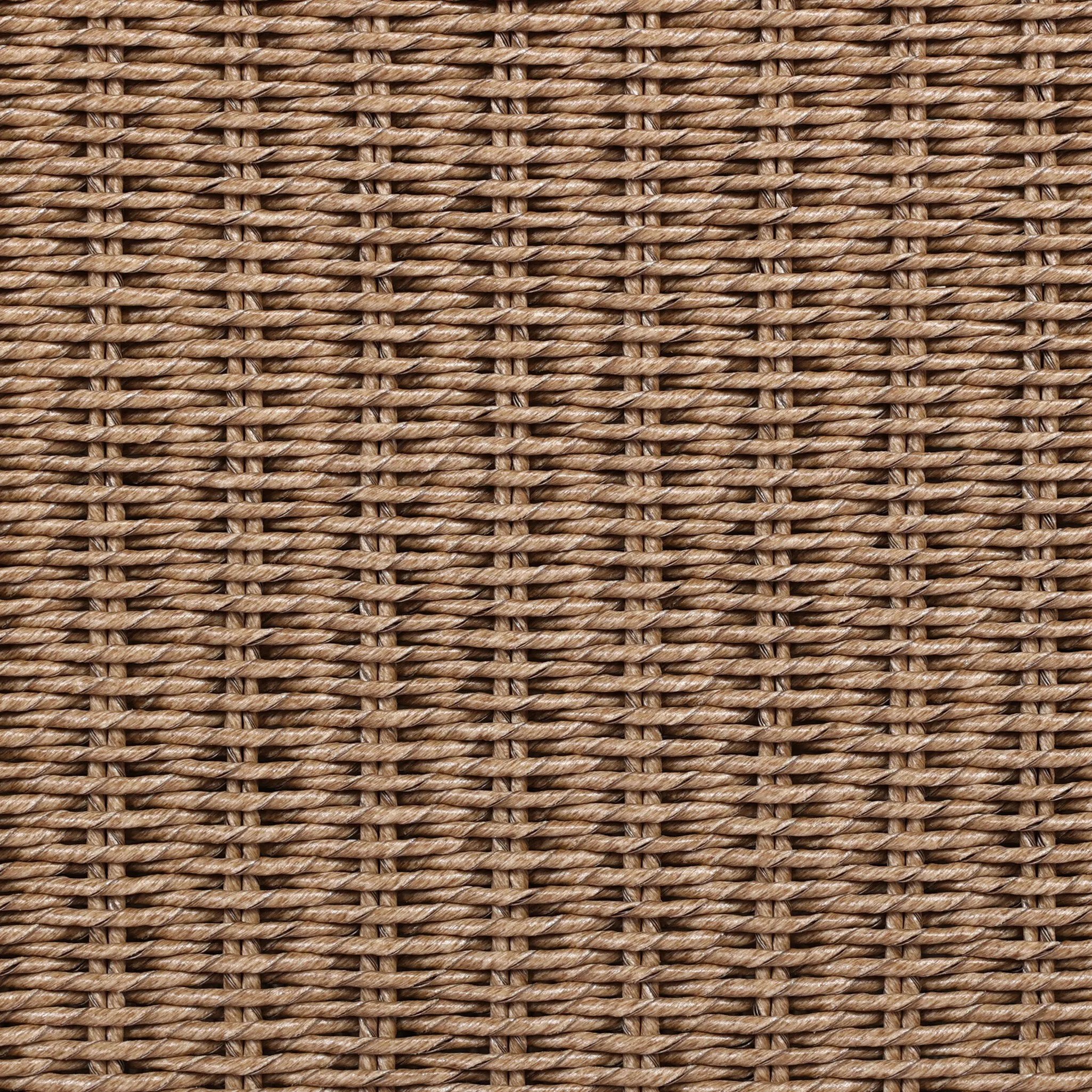 Featuring Suri Arashi Salt Outdoor Chair by Four Hands at Amethyst Home. Elevate your outdoors. A wide-format outdoor chair features a faux hyacinth frame and plinth base. Linear details and a boxy silhouette make this piece truly timeless, while a knife-edge back  cushion softens the whole look. Upholstered in 100% olefin, known for its UV-resistant, water. Amethyst Home provides interior design, new home construction design consulting, vintage area rugs, and lighting in the Park City metro area.