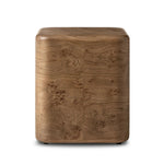 Style this versatile piece just about anywhere. Made from oak burl veneer with a warm wheat finish, rounded edges soften the look.As fans of modern design at Amethyst, we love the warm modern inspired Talessi End Table. This item pairs well with other brands such as Ethnicraft and is perfect for coastal homes Amethyst Home provides interior design, new home construction design consulting, vintage area rugs, and lighting in the Laguna Beach metro area.