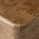 Style this versatile piece just about anywhere. Made from oak burl veneer with a warm wheat finish, rounded edges soften the look.As fans of modern design at Amethyst, we love the warm modern inspired Talessi End Table. This item pairs well with other brands such as Ethnicraft and is perfect for coastal homes Amethyst Home provides interior design, new home construction design consulting, vintage area rugs, and lighting in the Salt Lake City metro area.