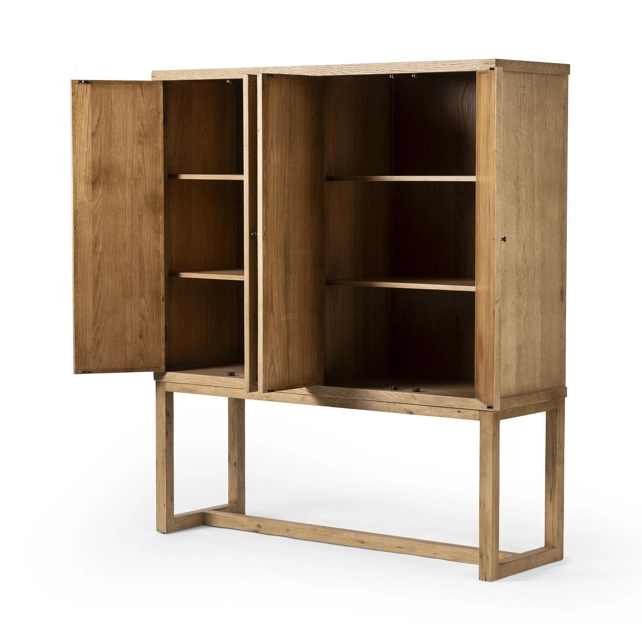 Featuring Tamara Worn Oak Cabinet by Four Hands at Amethyst Home. Worn oak cabinetry with paneled doors, all atop an elevated stand. With natural cracks for character, this piece can be styled just about anywhere, bringing with it bonus storage and vintage charm.
Overall Dimensions: 19.25" L x 60.5 " W x 69.5" H
Collection: CordellaColors: Worn Oak Venee. Amethyst Home provides interior design, new home construction design consulting, vintage area rugs, and lighting in the Laguna Beach metro area.