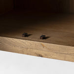 Featuring Tamara Worn Oak Cabinet by Four Hands at Amethyst Home. Worn oak cabinetry with paneled doors, all atop an elevated stand. With natural cracks for character, this piece can be styled just about anywhere, bringing with it bonus storage and vintage charm.
Overall Dimensions: 19.25" L x 60.5 " W x 69.5" H
Collection: CordellaColors: Worn Oak VeneerMa. Amethyst Home provides interior design, new home construction design consulting, vintage area rugs, and lighting in the Nashville metro area.