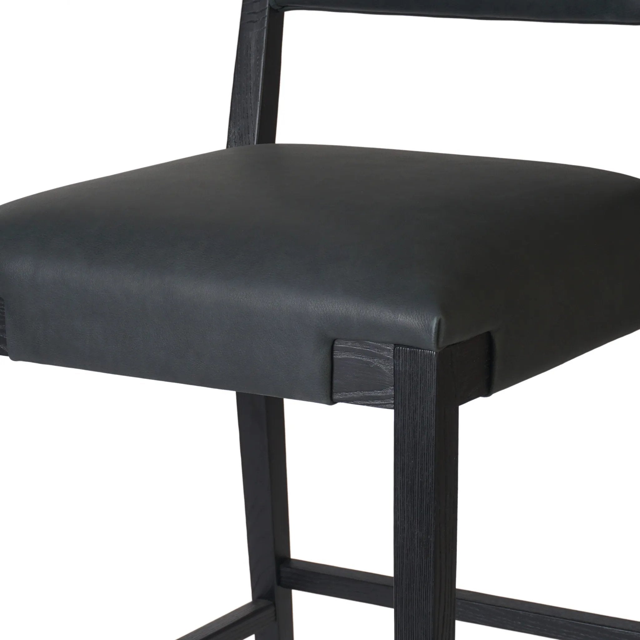 Featuring Tamari Brickhouse Black Bar + Counter Stool by Four Hands at Amethyst Home. Introducing the Tamari Brickhouse Black Bar + Counter Stool. With its sleek and modern design, this stool is the perfect addition to any luxury home. Crafted with premium materials, it offers both style and comfort. Elevate your space with this sophisticated and exclusive . Amethyst Home provides interior design, new home construction design consulting, vintage area rugs, and lighting in the Calabasas metro area.