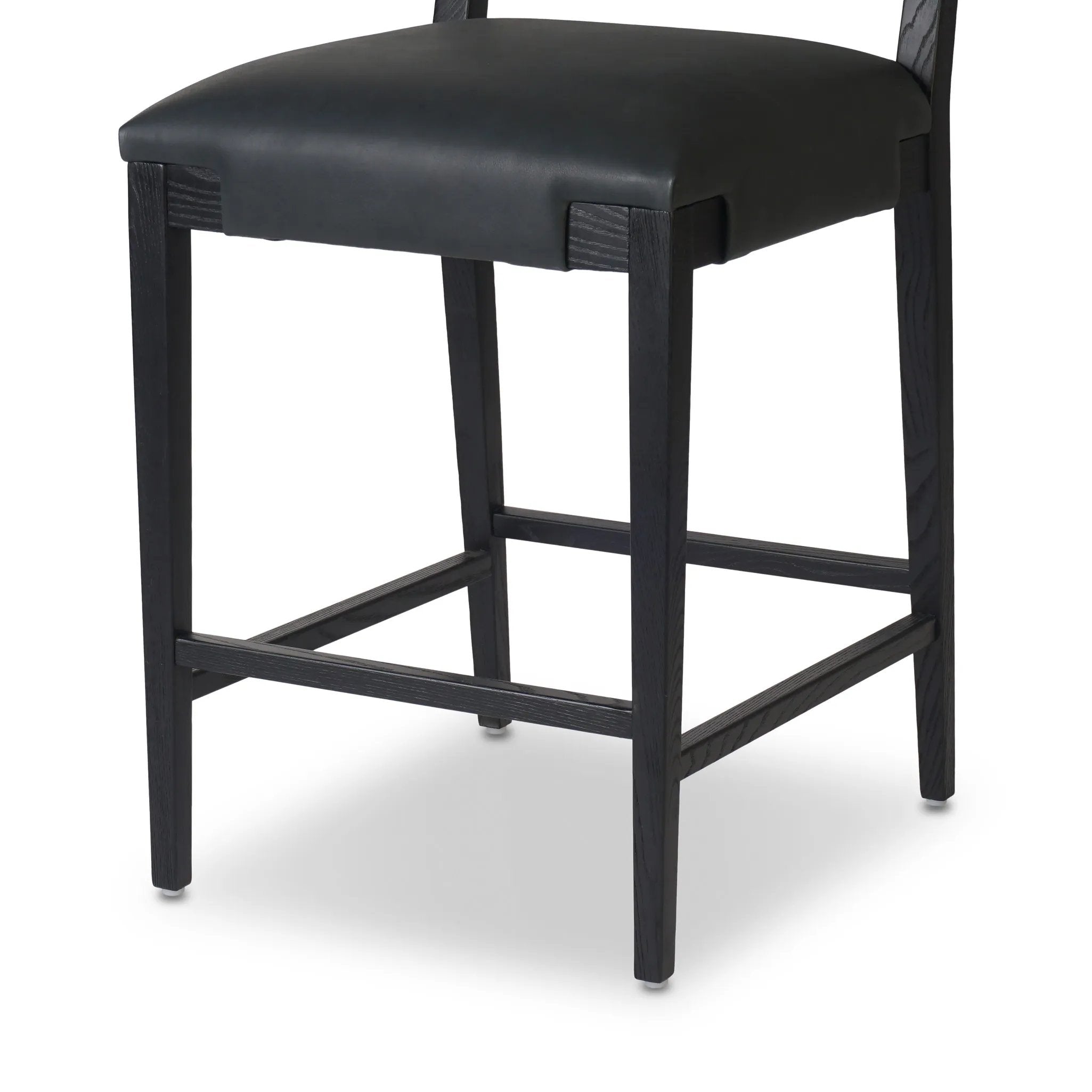 Featuring Tamari Brickhouse Black Bar + Counter Stool by Four Hands at Amethyst Home. Introducing the Tamari Brickhouse Black Bar + Counter Stool. With its sleek and modern design, this stool is the perfect addition to any luxury home. Crafted with premium materials, it offers both style and comfort. Elevate your space with this sophisticated and exclusive. Amethyst Home provides interior design, new home construction design consulting, vintage area rugs, and lighting in the Des Moines metro area.