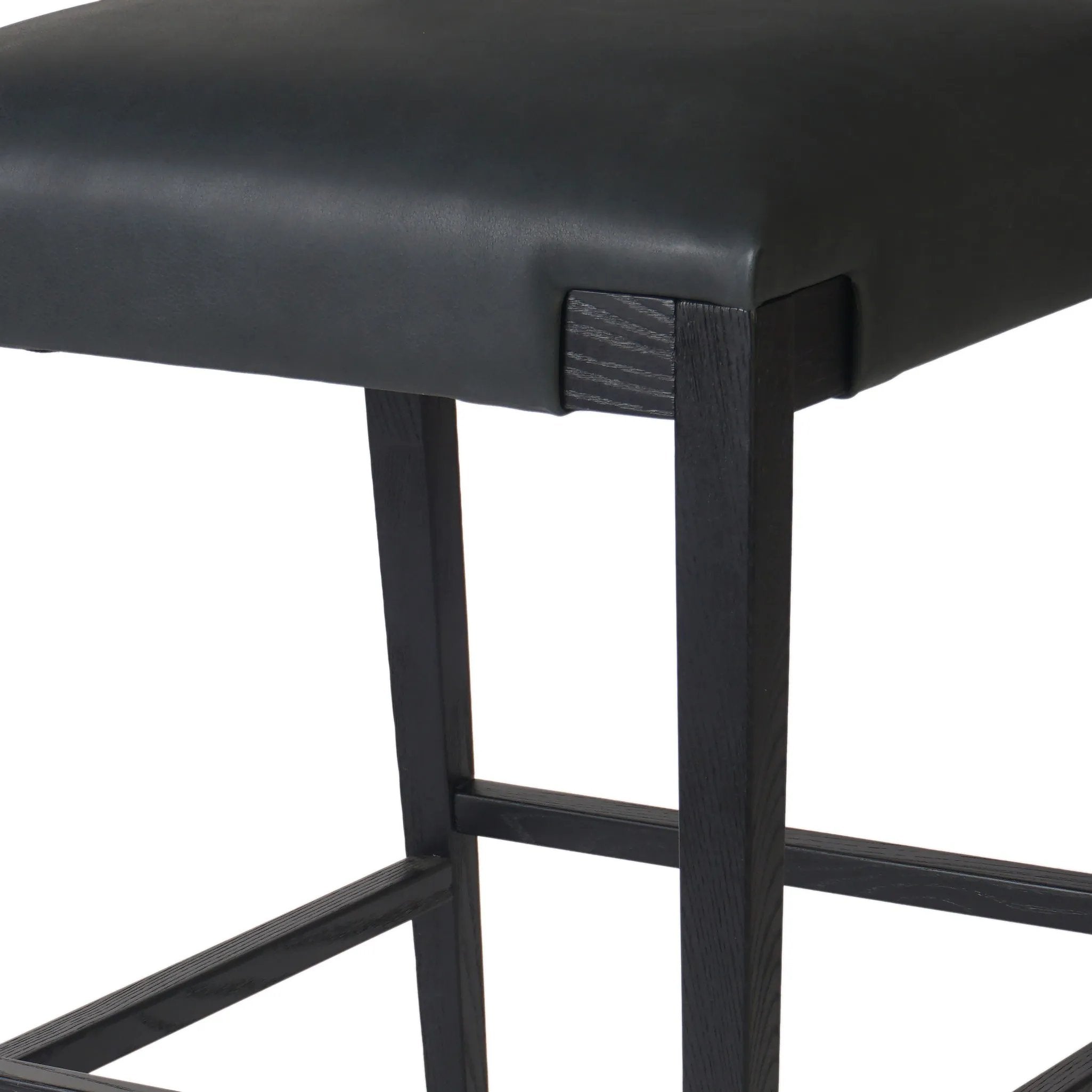 Featuring Tamari Brickhouse Black Bar + Counter Stool by Four Hands at Amethyst Home. Introducing the Tamari Brickhouse Black Bar + Counter Stool. With its sleek and modern design, this stool is the perfect addition to any luxury home. Crafted with premium materials, it offers both style and comfort. Elevate your space with this sophisticated and exclusive p. Amethyst Home provides interior design, new home construction design consulting, vintage area rugs, and lighting in the Monterey metro area.
