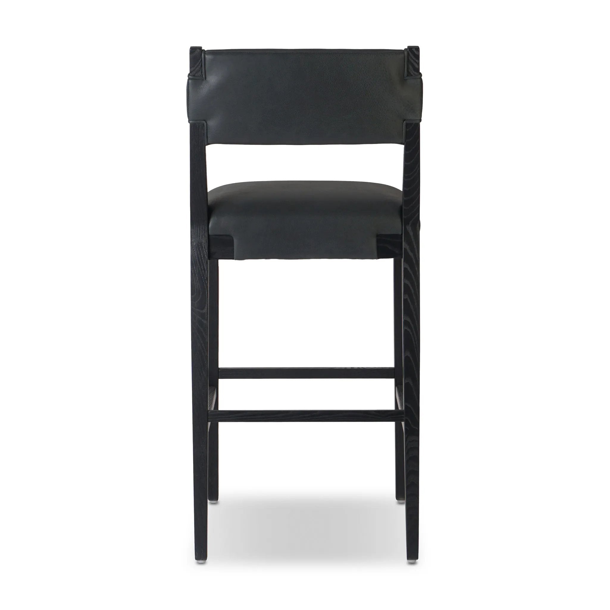 Featuring Tamari Brickhouse Black Bar + Counter Stool by Four Hands at Amethyst Home. Introducing the Tamari Brickhouse Black Bar + Counter Stool. With its sleek and modern design, this stool is the perfect addition to any luxury home. Crafted with premium materials, it offers both style and comfort. Elevate your space with this sophisticated and exclu. Amethyst Home provides interior design, new home construction design consulting, vintage area rugs, and lighting in the Salt Lake City metro area.