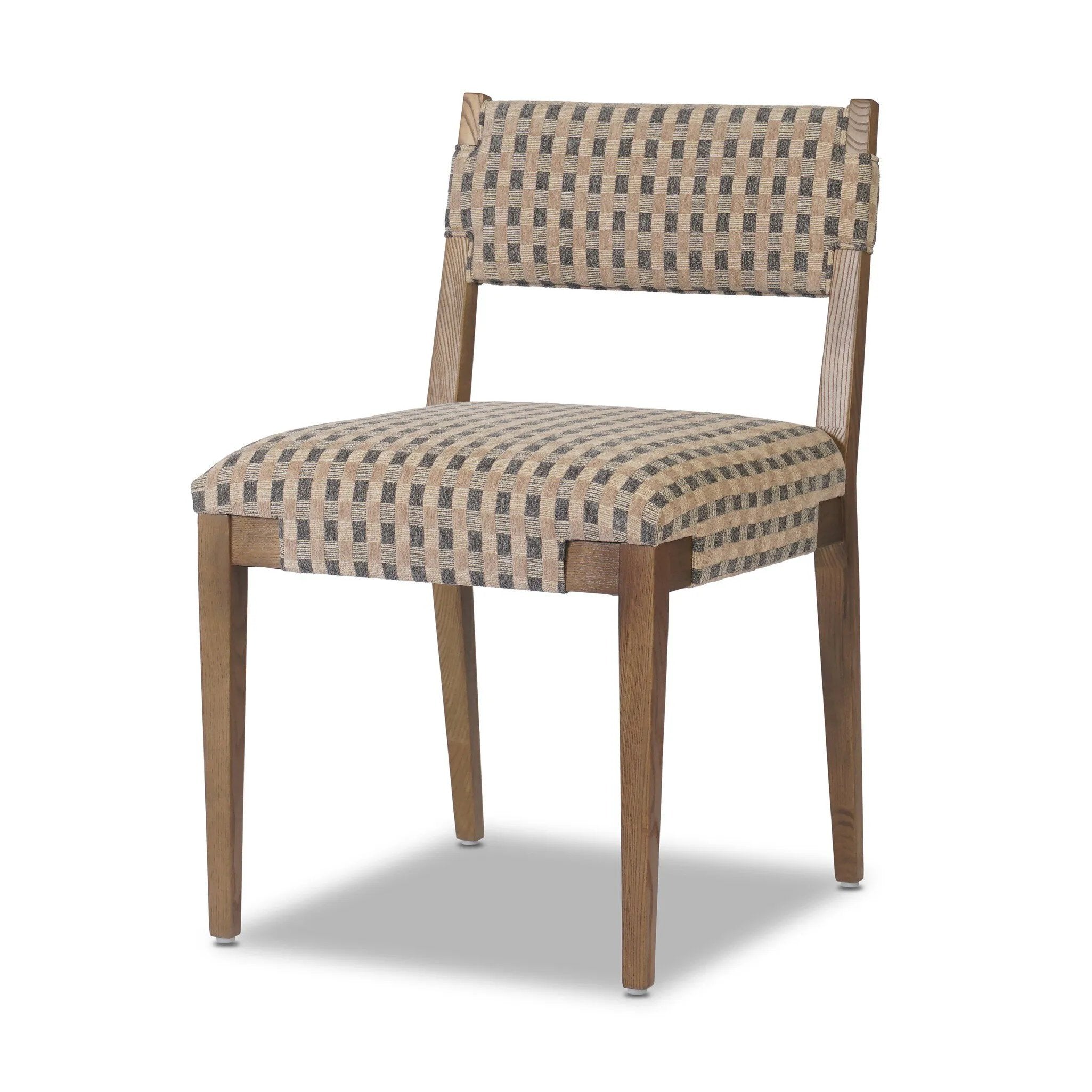 Warm solid ash frames eye-catching fabric, bringing a pop of personality to everyday dining.As enthusiasts of wabi sabi materials at Amethyst, we love the designer inspired Tamari Dining Chair - Firefinch Fawn. This item pairs well with other brands such as Cisco Home and is perfect for modern homes Amethyst Home provides interior design, new home construction design consulting, vintage area rugs, and lighting in the Miami metro area.