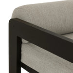 Aluminum frames heavy-proportioned bench-style seat and bolster back cushions, giving this outdoor chair clean lines and strong visual presence. Cover or store inside during inclement weather or when not in use.As enthusiasts of luxe aesthetics at Amethyst, we love the warm modern inspired Tatiana Outdoor Chair - Ramiro Ecru. Amethyst Home provides interior design, new home construction design consulting, vintage area rugs, and lighting in the Boston metro area.