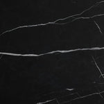 Design your home office with hallmark features inspired by soft Brutalism. Made from solid walnut and poplar woods with a natural finish, the five-drawer executive desk is topped with a black marble top with half bullnose edging for smooth contours. High-quality hardware is crafted from black iron Amethyst Home provides interior design, new home construction design consulting, vintage area rugs, and lighting in the Laguna Beach metro area.