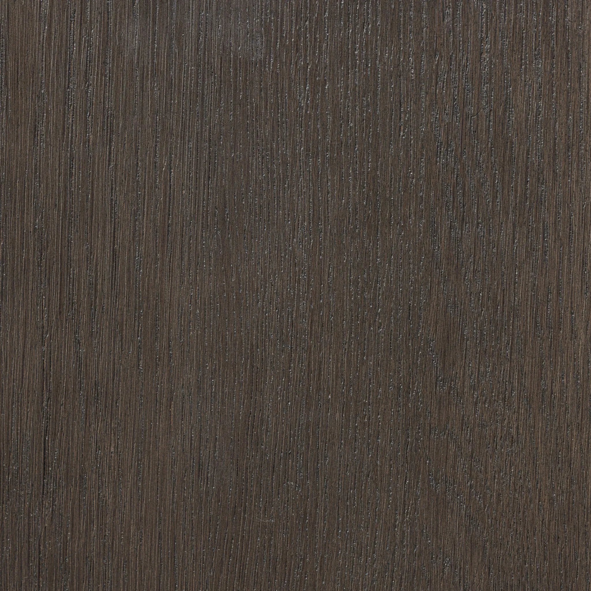 Made from oak veneer finished in a dark anthracite, a long, open-style console table brings a rich, clean look to your living or media room. Lower shelving brings bonus storage and display of media, favorite books and more Amethyst Home provides interior design, new home construction design consulting, vintage area rugs, and lighting in the Seattle metro area.