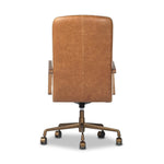 A classic silhouette is modernized with a cotton- and linen-blend performance fabric, then elevated with a top-grain leather back Amethyst Home provides interior design, new home construction design consulting, vintage area rugs, and lighting in the Park City metro area.