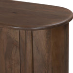 Store favorite table linens and serveware in this organically shaped sideboard of taupe-washed solid mango. A beautifully curved silhouette is complemented by rounded tapered legs and a clean four-door format.As lovers of modern materials at Amethyst, we love the nature inspired Tindra Sideboard - Washed Taupe Mango. Amethyst Home provides interior design, new home construction design consulting, vintage area rugs, and lighting in the Austin metro area.