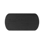 Infuse your collection with timeless midcentury design. Crafted from oak and parawood, a two-drawer nightstand is finished in a matte black, with simple brass hardware Amethyst Home provides interior design, new home construction design consulting, vintage area rugs, and lighting in the Park City metro area.