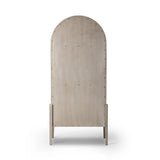 Featuring Tolle Rustic White Solid Panel Door Cabinet by Four Hands at Amethyst Home. Store it in style. Beautifully shaped cabinetry of rustic white solid oak features spacious interior shelving and recessed wood panel doors, ready for storing your treasures.Overall Dimensions: 38.00"w x 19.00"d x 84.00"hWeight : 169.75 lbsMaterials: Solid Oak, Oak Veneer. Amethyst Home provides interior design, new home construction design consulting, vintage area rugs, and lighting in the Boston metro area.