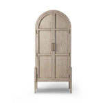 Featuring Tolle Rustic White Solid Panel Door Cabinet by Four Hands at Amethyst Home. Store it in style. Beautifully shaped cabinetry of rustic white solid oak features spacious interior shelving and recessed wood panel doors, ready for storing your treasures.Overall Dimensions: 38.00"w x 19.00"d x 84.00"hWeight : 169.75 lbsMaterials: Solid Oak, Oak Venee. Amethyst Home provides interior design, new home construction design consulting, vintage area rugs, and lighting in the Los Angeles metro area.