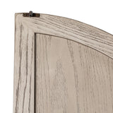 Featuring Tolle Rustic White Solid Panel Door Cabinet by Four Hands at Amethyst Home. Store it in style. Beautifully shaped cabinetry of rustic white solid oak features spacious interior shelving and recessed wood panel doors, ready for storing your treasures.Overall Dimensions: 38.00"w x 19.00"d x 84.00"hWeight : 169.75 lbsMaterials: Solid Oak, Oak Veneer. Amethyst Home provides interior design, new home construction design consulting, vintage area rugs, and lighting in the Monterey metro area.