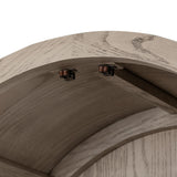 Featuring Tolle Rustic White Solid Panel Door Cabinet by Four Hands at Amethyst Home. Store it in style. Beautifully shaped cabinetry of rustic white solid oak features spacious interior shelving and recessed wood panel doors, ready for storing your treasures.Overall Dimensions: 38.00"w x 19.00"d x 84.00"hWeight : 169.75 lbsMaterials: Solid Oak, Oak Veneer. Amethyst Home provides interior design, new home construction design consulting, vintage area rugs, and lighting in the San Diego metro area.