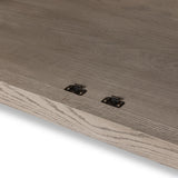 Featuring Tolle Rustic White Solid Panel Door Cabinet by Four Hands at Amethyst Home. Store it in style. Beautifully shaped cabinetry of rustic white solid oak features spacious interior shelving and recessed wood panel doors, ready for storing your treasures.Overall Dimensions: 38.00"w x 19.00"d x 84.00"hWeight : 169.75 lbsMaterials: Solid Oak, Oak Veneer. Amethyst Home provides interior design, new home construction design consulting, vintage area rugs, and lighting in the Tampa metro area.