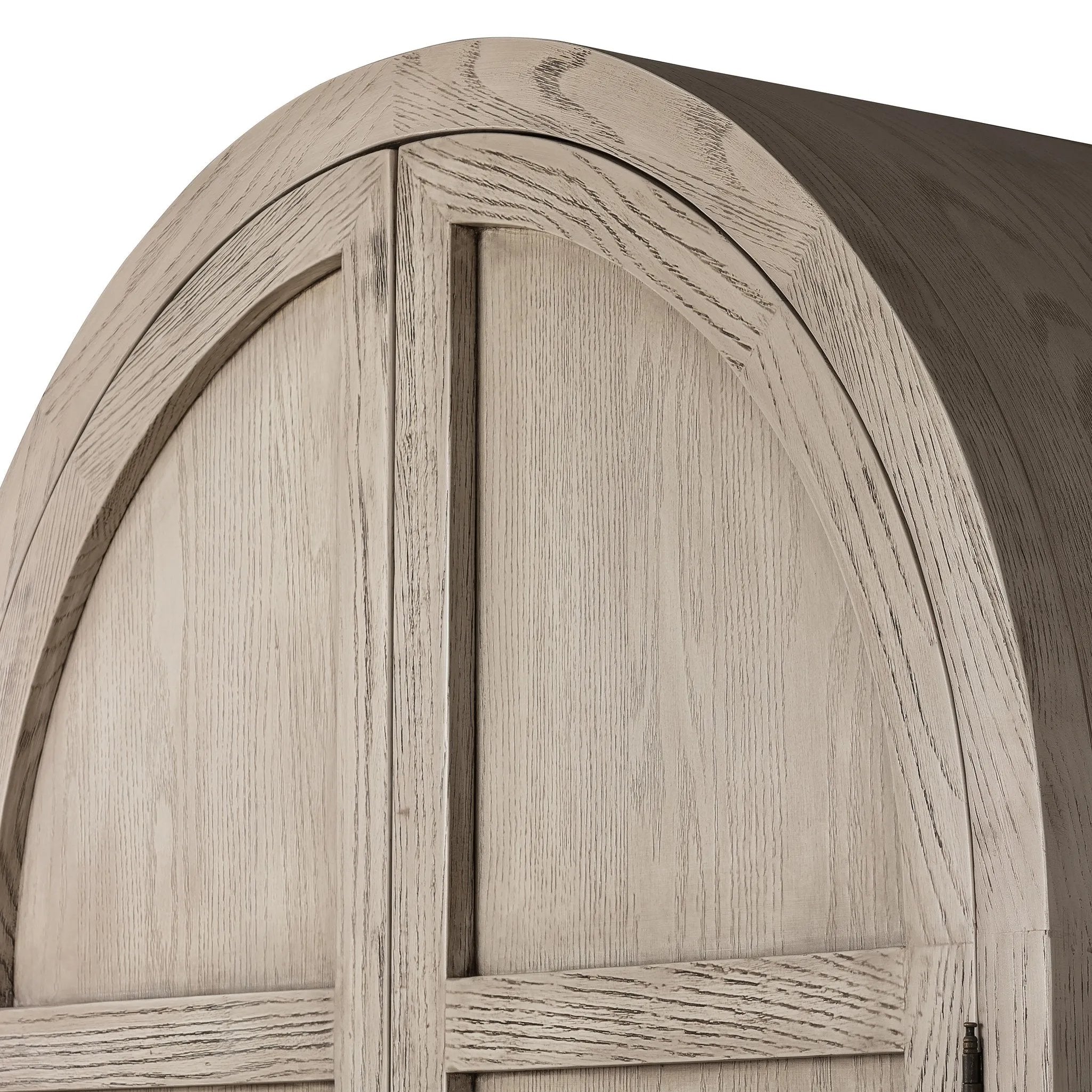 Featuring Tolle Rustic White Solid Panel Door Cabinet by Four Hands at Amethyst Home. Store it in style. Beautifully shaped cabinetry of rustic white solid oak features spacious interior shelving and recessed wood panel doors, ready for storing your treasures.Overall Dimensions: 38.00"w x 19.00"d x 84.00"hWeight : 169.75 lbsMaterials: Solid Oak, Oak Ven. Amethyst Home provides interior design, new home construction design consulting, vintage area rugs, and lighting in the Winter Garden metro area.