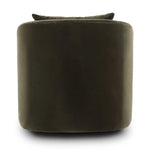 Angled arms and a single pillow create a laid-back look, while a hidden 360-swivel offers ease in your office of living room Amethyst Home provides interior design, new home construction design consulting, vintage area rugs, and lighting in the Houston metro area.