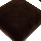 A metal frame with a tapered profile pairs with a velvety brown upholstered seat and back, striking balance in both scale in texture.As lovers of natural aesthetics at Amethyst, we love the warm modern inspired Valeene Dining Chair - Monte Chocolate. This item pairs well with other brands such as Four Hands and is perfect for loft homes Amethyst Home provides interior design, new home construction design consulting, vintage area rugs, and lighting in the Monterey metro area.