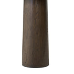 Featuring Valen Rustic Brown Oak Veneer Console Table by Four Hands at Amethyst Home. Made from rustic brown oak, an open-style console table is streamlined while not short on presence, with its exaggerated cylinder legs and polished pill-shaped top.Overall Dimensions: 78.00"w x 18.00"d x 32.00"hWeight : 99.21 lbsMaterials: Oak Veneer, Oak Plywood. Amethyst Home provides interior design, new home construction design consulting, vintage area rugs, and lighting in the Winter Garden metro area.