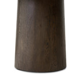 Featuring Valen Rustic Brown Oak Veneer Dining Table by Four Hands at Amethyst Home. Smooth and shapely with heavy proportions, exaggerated cylinder legs pair with a softened pill-shaped top, with subtly arched sides. Made from oak veneer with a rustic brown finish, for a warm, welcoming look.Overall Dimensions: 108.00"w x 45.00"d x 30.00"hWeight : 254.63 l. Amethyst Home provides interior design, new home construction design consulting, vintage area rugs, and lighting in the Nashville metro area.