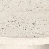 Textured ivory concrete finishes this pedestal-style outdoor dining table, with a subtly sculpted, tulip-shaped base bringing visual depth to any space. Cover or store indoors when not in use or during inclement weather.As fans of natural design at Amethyst, we love the designer inspired Varda Outdoor Dining Table 48". Amethyst Home provides interior design, new home construction design consulting, vintage area rugs, and lighting in the Newport Beach metro area.