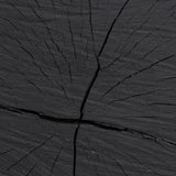 Ground any room with a style inspired by the beautiful simplicity of nature. Made of black-finished resin, the form for this special piece is molded from a tree trunk that's been cut into a square, then cast in resin to recreate the same  texture of the trunk, even the saw marks where it was cut — talk about a true statement piece Amethyst Home provides interior design, new home construction design consulting, vintage area rugs, and lighting in the Charlotte metro area.