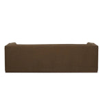 An inviting take on the classic tuxedo sofa, made for modern living. Celebrating mitered corners, for precision at every angle, and a layered, upholstered frame for a sharp, architectural look, the sofa rests on a wood plinth base. Tailored in the United States with thick pocket-seam cushions for unexpected comfort. Amethyst Home provides interior design, new home construction design consulting, vintage area rugs, and lighting in the Scottsdale metro area.