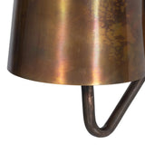 French inspiration and an iridescent acid wash make this diffused-light sconce distinctive on its own or paired up. Made from durable stainless steel Amethyst Home provides interior design, new home construction design consulting, vintage area rugs, and lighting in the Newport Beach metro area.