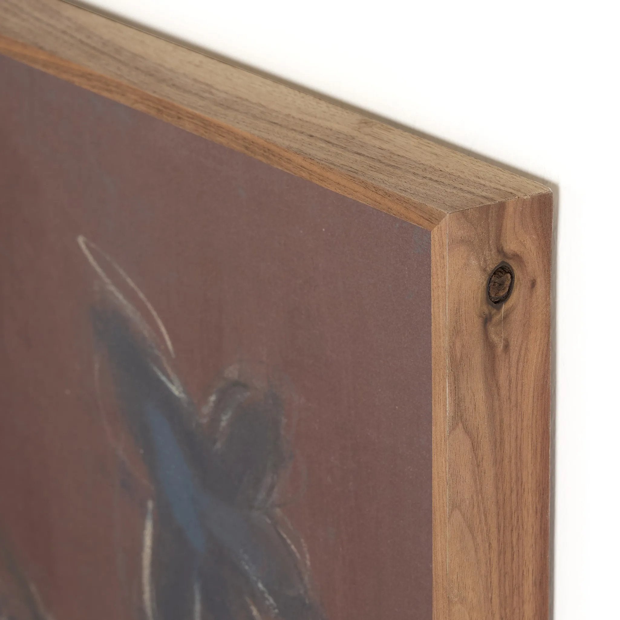 Featuring Vintage Rustic Walnut Floater by Jamie Beckwith by Four Hands at Amethyst Home. Nashville-based artist Jamie Beckwith creates contemporary pieces inspired by nature, travel and architecture. With a focus on the repetition of patterns and shapes, Beckwith favors acrylic paint and graphite for her layer-rich works. Handmade in Austin, Texas.24"X24". Amethyst Home provides interior design, new home construction design consulting, vintage area rugs, and lighting in the Des Moines metro area.