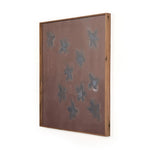 Featuring Vintage Rustic Walnut Floater by Jamie Beckwith by Four Hands at Amethyst Home. Nashville-based artist Jamie Beckwith creates contemporary pieces inspired by nature, travel and architecture. With a focus on the repetition of patterns and shapes, Beckwith favors acrylic paint and graphite for her layer-rich works. Handmade in Austin, Texas.24"X24"Overa. Amethyst Home provides interior design, new home construction design consulting, vintage area rugs, and lighting in the Miami metro area.