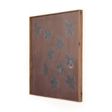 Featuring Vintage Rustic Walnut Floater by Jamie Beckwith by Four Hands at Amethyst Home. Nashville-based artist Jamie Beckwith creates contemporary pieces inspired by nature, travel and architecture. With a focus on the repetition of patterns and shapes, Beckwith favors acrylic paint and graphite for her layer-rich works. Handmade in Austin, Texas.24"X24"Overa. Amethyst Home provides interior design, new home construction design consulting, vintage area rugs, and lighting in the Miami metro area.